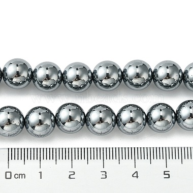 Natural Terahertz Stone Beads Strands(G-Z034-B13-05)-5