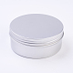 Round Aluminium Tin Cans(CON-WH0010-02P-250ml)-1