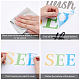 Translucent PVC Self Adhesive Wall Stickers(STIC-WH0015-010)-6