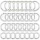 32Pcs 4 Styles Zinc Alloy Spring Gate Rings(FIND-SC0005-23)-1