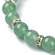 Natural Mixed Gemstone Round Beaded Stretch Bracelet(BJEW-JB10028)-4