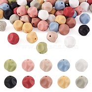 Pandahall 60Pcs 10 Colors Cube Food Grade Eco-Friendly Silicone Beads, Chewing Beads For Teethers, DIY Nursing Necklaces Making, Mixed Color, 15x15x15mm, Hole: 2mm, 6pcs/color(SIL-TA0001-54A)