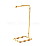 Iron Dangle Earring Display Stands, Jewelry Earring Holder Hanger for Retail, Photography, Home Decor, L-Shaped, Golden, 5.1x7x14.8cm(EDIS-WH0015-05B)