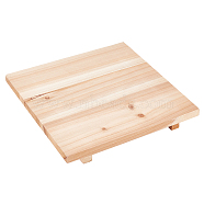 Square Wood Boards, Ceramic Clay Drying Board, Ceramic Making Tool, Tan, 23.9x23.9x3.5cm(TOOL-WH0053-23)