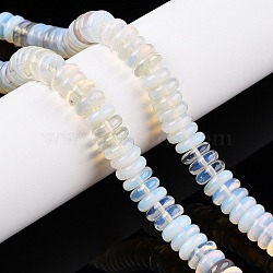 Opalite Beads Strands, Rondelle, 10x4mm, Hole: 1mm, about 50pcs/strand, 7.68~8.2''(19.5~20.5cm)(G-T138-70)