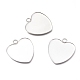 304 Stainless Steel Pendant Cabochons Settings for Fashion Jewelry(STAS-M283-01P-B)-1