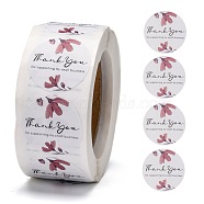 1 Inch Thank You for Supporting My Small Business Stickers, Adhesive Roll Sticker Labels, for Envelopes, Bubble Mailers and Bags, Mixed Color, 25mm, 500pcs/roll(DIY-M005-C07)