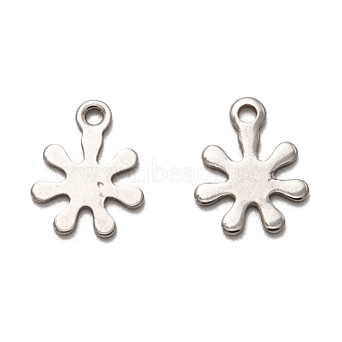 Stainless Steel Color Flower 201 Stainless Steel Charms