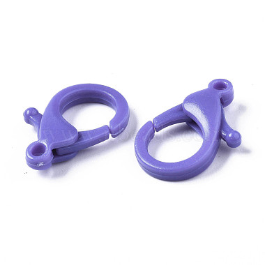 Opaque Acrylic Lobster Claw Clasps(X-SACR-T358-04A)-5