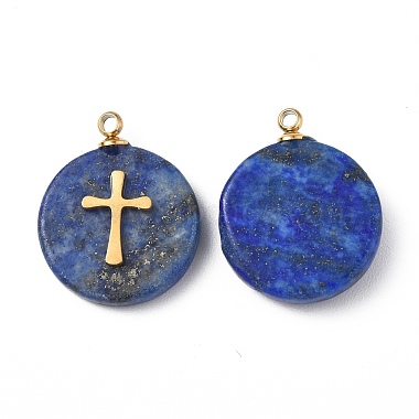 naturelles lapis-lazuli pendentifs(STAS-C064-VC862)-3