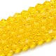 Transparent Glass Beads Strands(EGLA-A039-T4mm-D22)-1