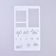 Plastic Reusable Drawing Painting Stencils Templates(DIY-G027-F05)-2
