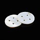 Natural Freshwater Shell Buttons(SHEL-N026-179)-3