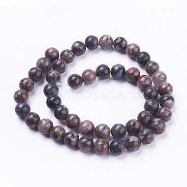 Natural Glaucophane Beads Strands(G-G735-54-6mm)-2