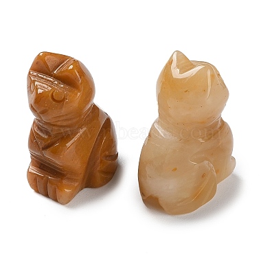 figurines de guérison sculptées en jade topaze naturelle(G-B062-04D)-2