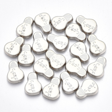 13mm Platinum White Electrical Appliance Alloy Cabochons
