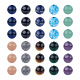 Kissitty 100pcs 10 perles de pierres précieuses naturelles de style(G-KS0001-04)-2