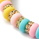 Bracelets en perles de pâte polymère faites main(BJEW-JB06488)-7