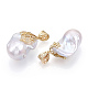 pendentifs perle keshi perle baroque naturelle(PEAR-N020-J24)-2