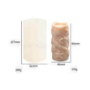 Sea Theme Food Grade DIY Silicone Candle Molds, For Candle Making, White, 6.1x10.7cm(PW-WG35303-01)