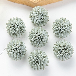 Chrysanthemum Flower Ornaments, Artificial Flower, for Wedding Home Decorations, Dark Sea Green, 40x30mm(PW-WG9BFD8-10)