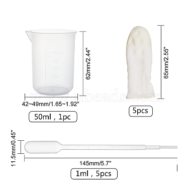 Kits de moldes de silicona con palabras diy olycraft(DIY-OC0003-16)-6