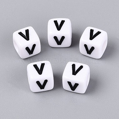 perles acryliques opaques(SACR-N020-04A-V)-1