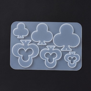 DIY Playing Card Theme Pendants Silicone Molds(DIY-C076-01D)-4