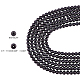 umweltfreundliche runde Perlenstränge aus gefärbtem Glasperlen(HY-PH0013-18-6mm)-2