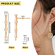 16Pcs Brass Stud Earring Findings(KK-BC0008-65)-2