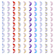 superfindings 100pcs 10 couleurs galvanoplastie perle de verre transparente(EGLA-FH0001-19)-1