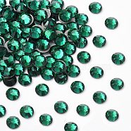 Preciosa&reg Crystal Hotfix Flatback Stones, Czech Crystal, Round(438 11 612 Chaton Rose VIVA 12 &reg), 50730 Emerald, SS8(2.3~2.5mm)(Y-PRC-HSS8-50730)