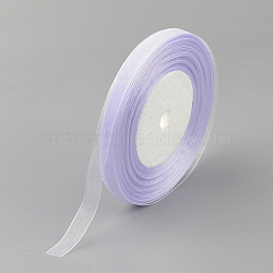 Sheer Organza Ribbon, Wide Ribbon for Wedding Decorative, Lilac, 3/4 inch(20mm), 25yards(22.86m)(RS20mmY-044)