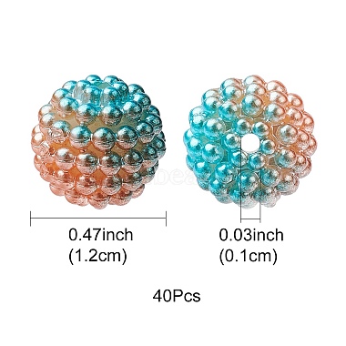 imitation perles acryliques de perles(OACR-FS0001-42A)-5