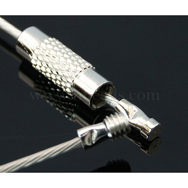 201 Stainless Steel Wire Necklace Cord(SW001-2)-2