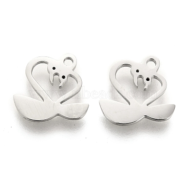 Stainless Steel Color Duck 304 Stainless Steel Charms