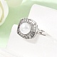einstellbare messing micro pave zirkonia fingerringe(CU-CBABA66-02P)-3