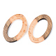 Transparent Resin & Walnut Wood Pendants(RESI-S389-022A-B)-3