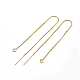 Brass Stud Earring Findings(KK-T032-163G)-1