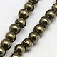 Natural Pyrite Beads Strands(G-L031-3mm-01)-2