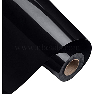 Heat Transfer Vinyl Sheets, Iron On Vinyl for T-Shirt, Clothes Fabric Decoration, Black, 30cm, about 5m/roll(DIY-WH0148-85A)