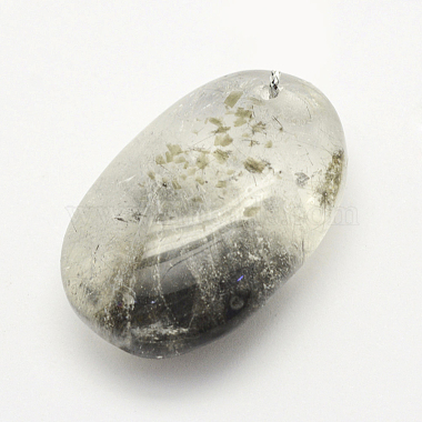 Natural Quartz Pendants(G-G694-A-11)-2