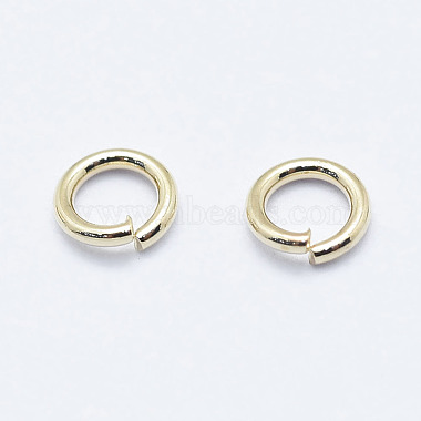 Electroplated Stainless Steel Open Jump Ring(STAS-G152-01G-2.5x0.4)-2