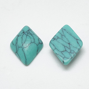 cabochons turquoises synthétiques(TURQ-S290-32B-02)-2