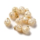 Natural White Shell Dyed Round Charms(SSHEL-H071-01G-03)-1
