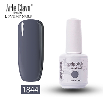 15ml Special Nail Gel, for Nail Art Stamping Print, Varnish Manicure Starter Kit, Slate Gray, Bottle: 34x80mm
