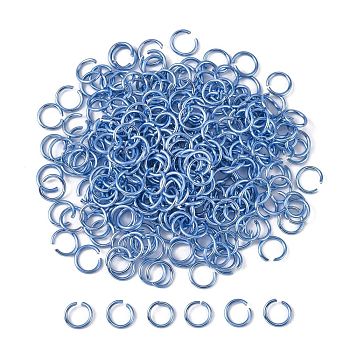 Aluminum Wire Open Jump Rings, Lilac, 20 Gauge, 6x0.8mm, Inner Diameter: 5mm, about 1290pcs/30g