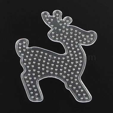 Christmas Reindeer/Stag ABC Plastic Pegboards used for 5x5mm DIY Fuse Beads(X-DIY-Q009-25)-2