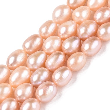 Natural Cultured Freshwater Pearl Beads Strands(PEAR-Q003-7mm-03)-2