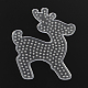 Christmas Reindeer/Stag ABC Plastic Pegboards used for 5x5mm DIY Fuse Beads(X-DIY-Q009-25)-2